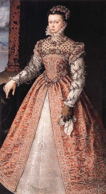 SANCHEZ COELLO, Alonso Isabella of Valois,Queen of Span oil painting picture
